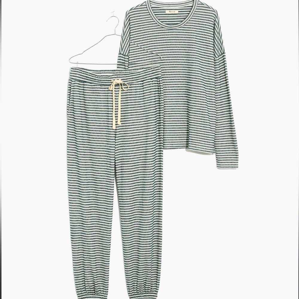 Madewell Striped Saunter Lounge Set